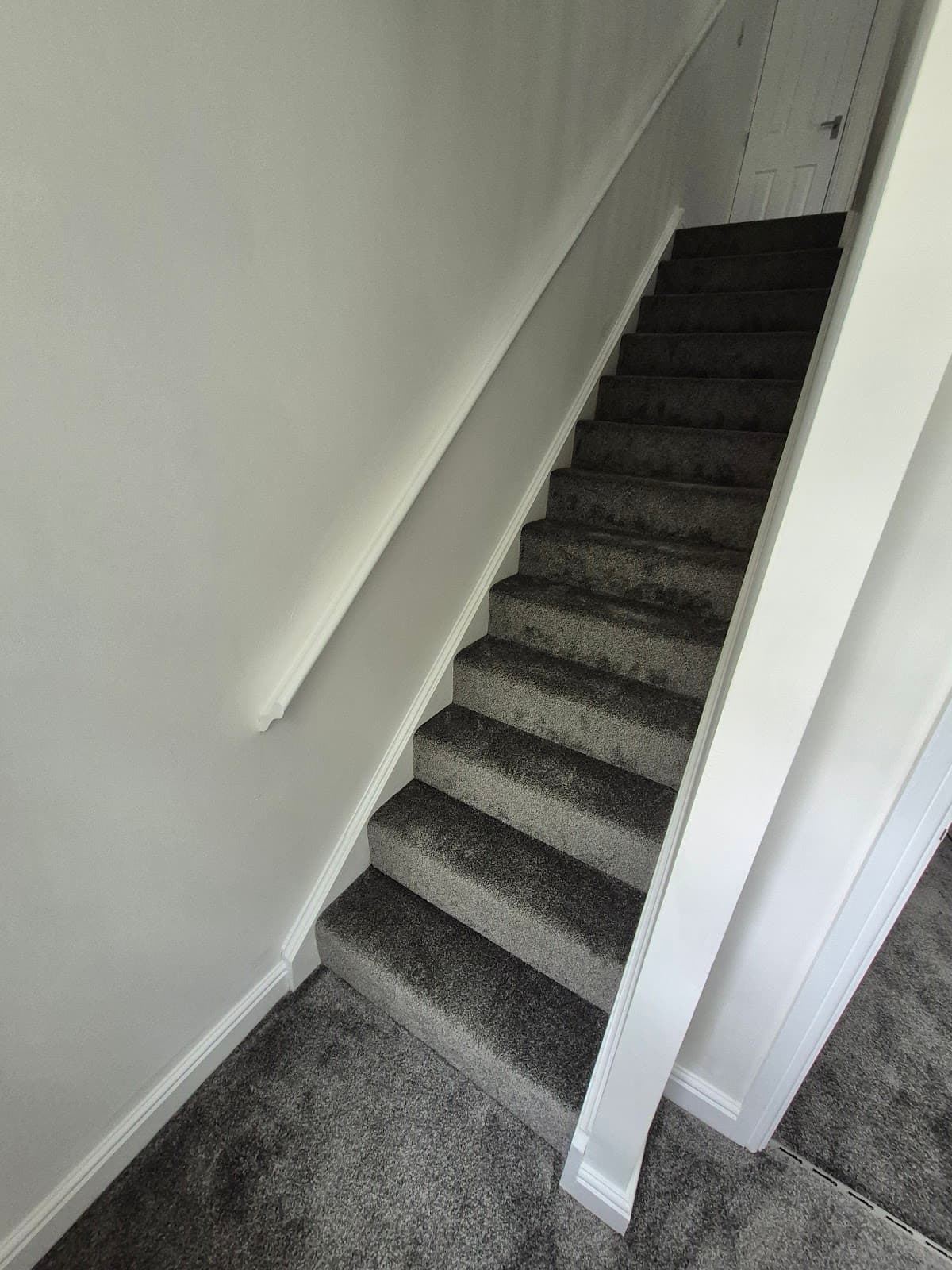 Painting and decorating — freshly painted interior walls