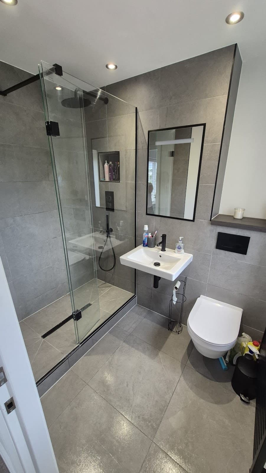 After — Spotless modern bathroom following an LWR Group end of tenancy clean in Welton, Lincoln