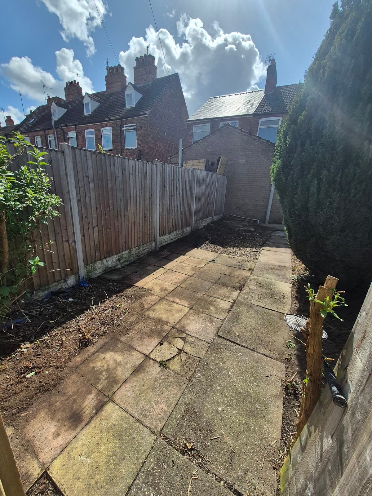 After — Overgrown garden fully cleared and transformed, Gainsborough Lincolnshire