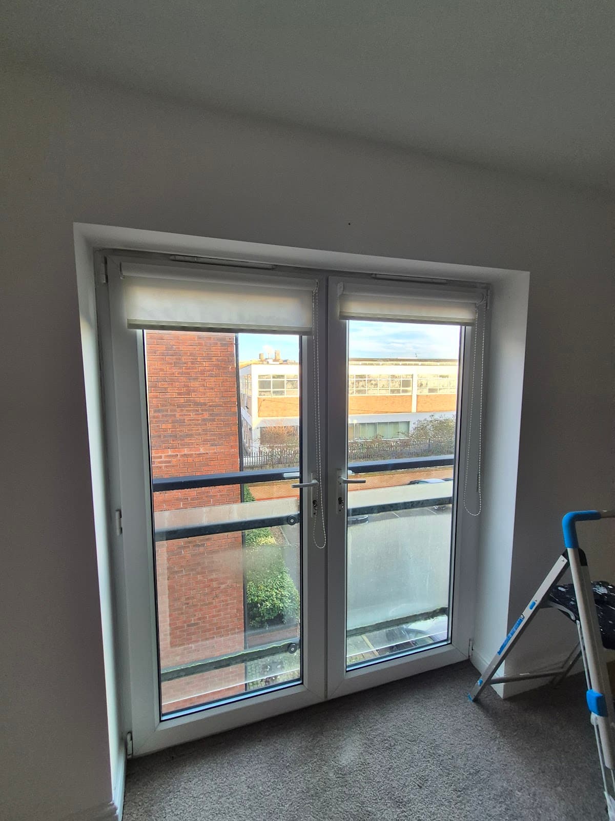 Before — Door repair required, sticking or damaged door in Lincoln property