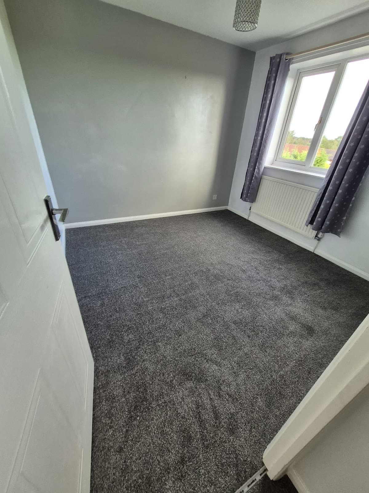 Carpet fitted — clean and fresh for new tenants