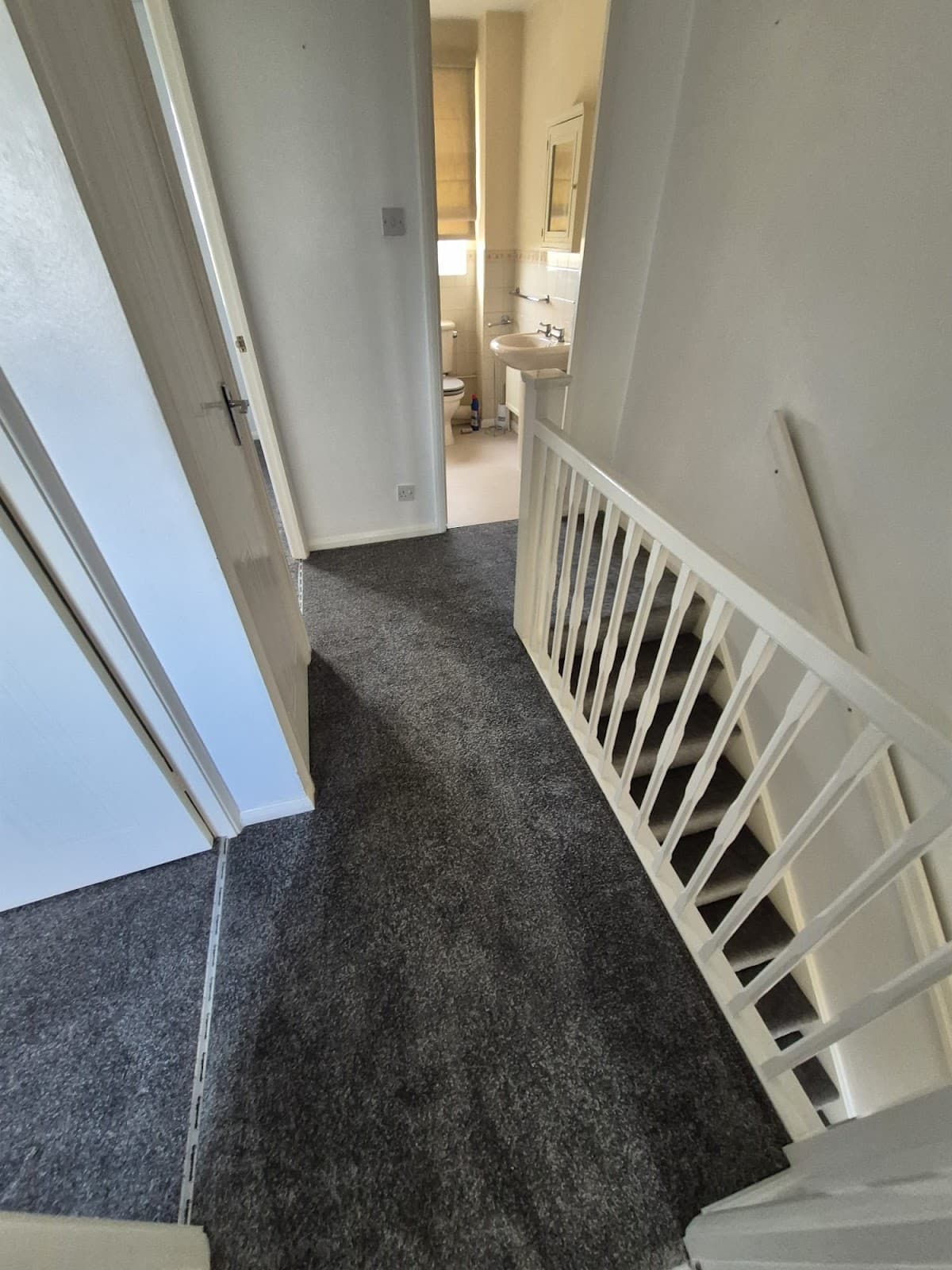 Flooring — new floor installed across multiple rooms