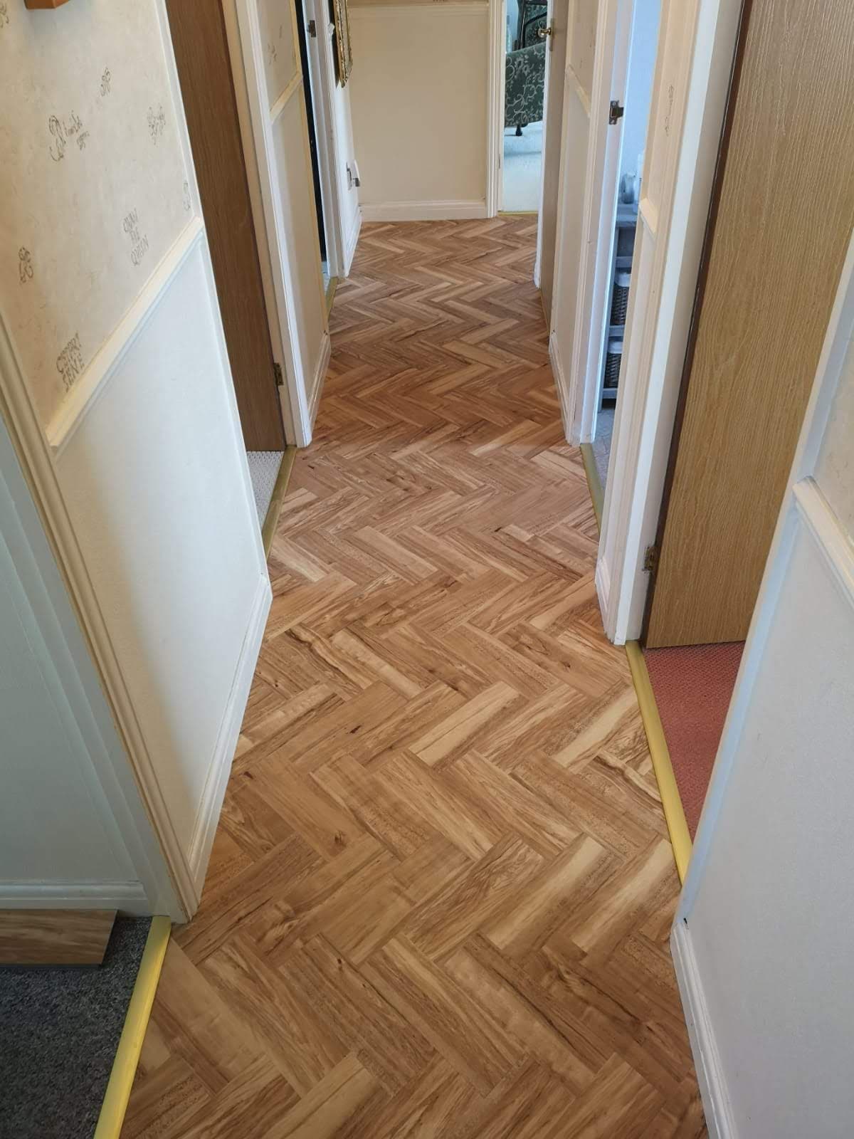 Flooring installation — quality finish, Lincoln rental property