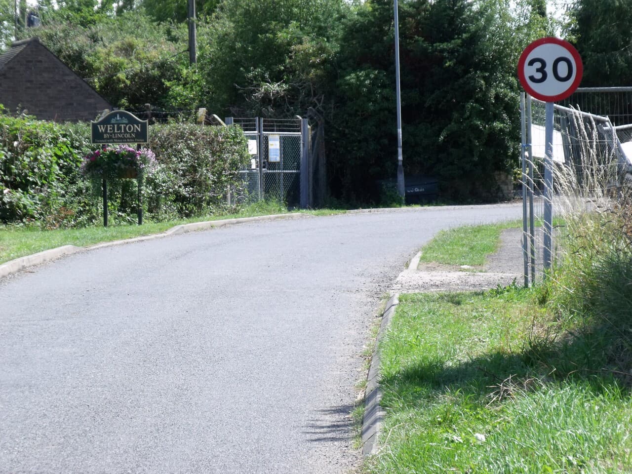 Entering Welton village, Lincolnshire — LWR Group property maintenance in Welton