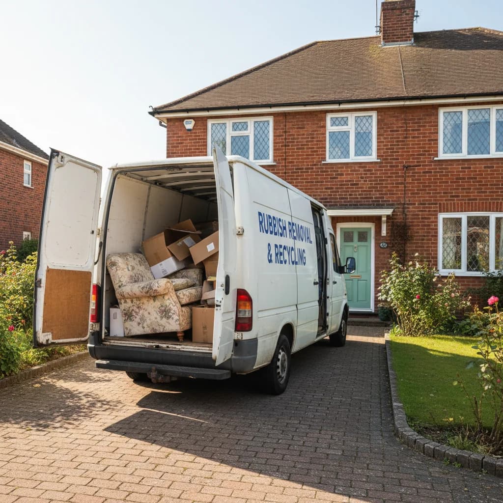 Empty cleared room, UK house clearance cost guide showing what to pay for property clearance