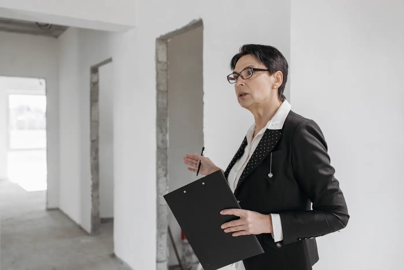 Facilities manager inspecting a commercial premises — LWR Group facilities management services