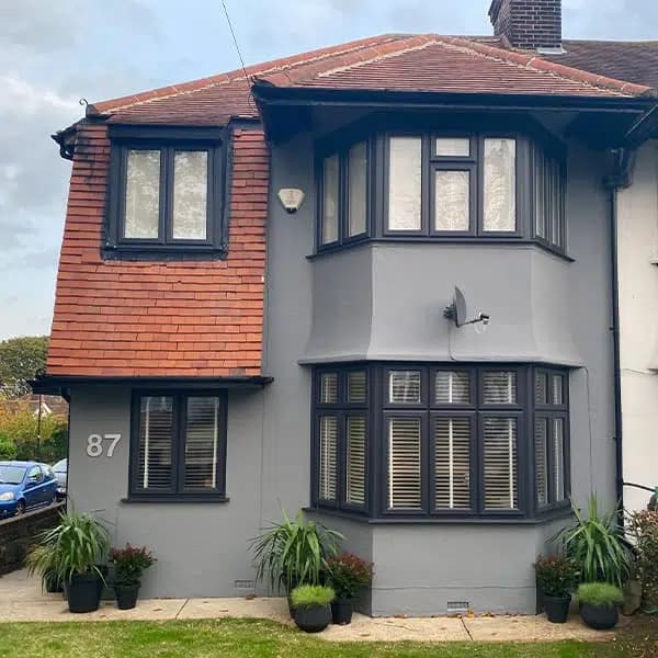 Completed window installation by LWR Group at a Lincoln property