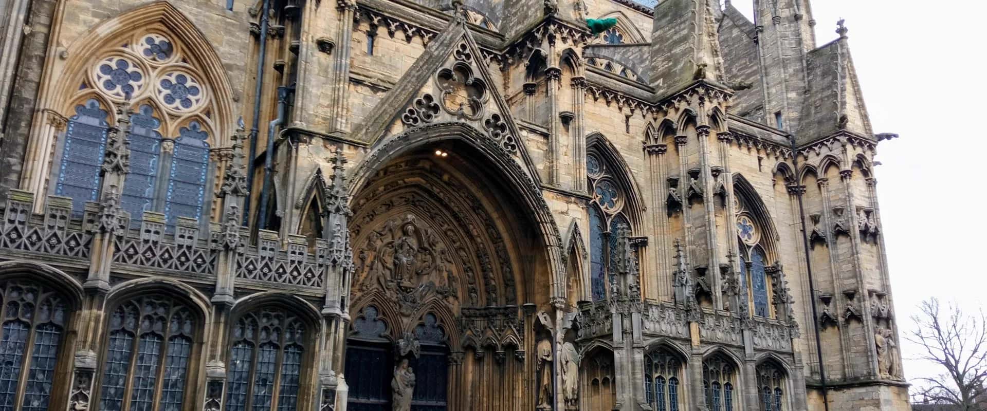 Lincoln Cathedral's historic stone facade — LWR Group property maintenance in Lincoln